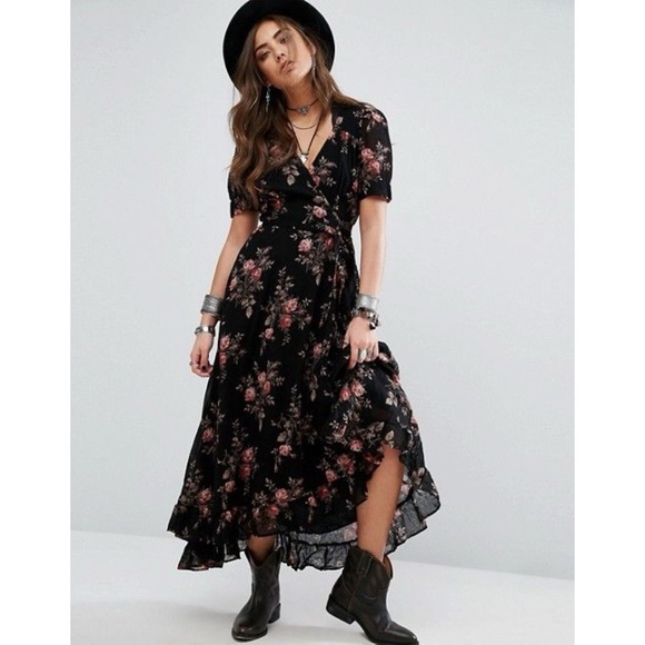 Denim & Supply Ralph Lauren Dresses & Skirts - Denim & Supply x Ralph Lauren Moody Floral Wrap Maxi Dress